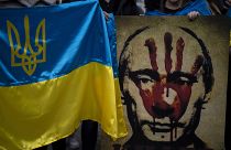 مظاهرات في إسبانيا ضد الغزو الروسي لأوكرانيا
