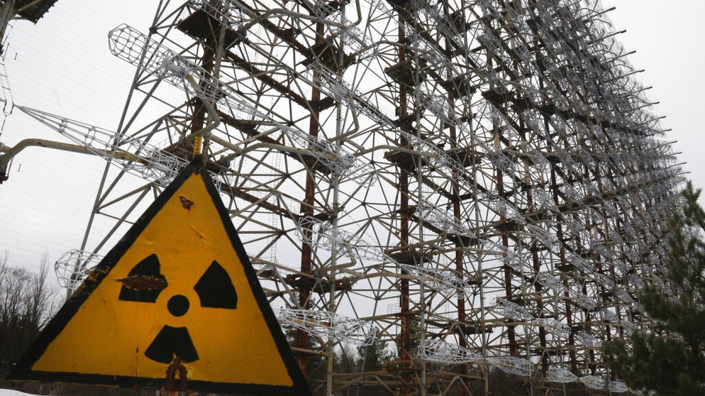 Karte des Kernkraftwerks Tschernobyl