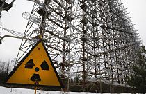In der Nähe des ehemaligen Kernkraftwerks Tschernobyl in der Ukraine - ARCHIV