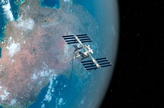 Russia’s space chief has raised concerns about the ISS’ future, hitting out at the US over sanctions that aim to “degrade their aerospace industry”.