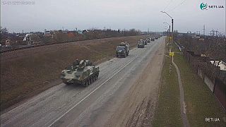 القوات الروسية تتوجه نحو كييف.