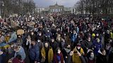 Approximately 100,000 people attend a pro-Ukraine protest rally in Berlin
