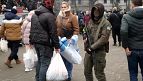 Ukrainians continue to flee across border into Poland
