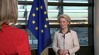 EU-Kommissionspräsidentin Ursula von der Leyen im Euronews-Interview