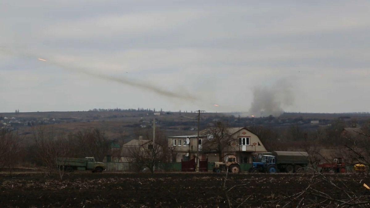 Imagen de los enfrentamientos en Ucrania