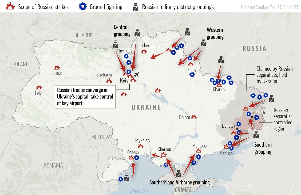 AP Mapa/ Governo da Ucrânia