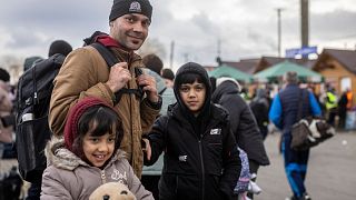 پناهجوی افغان در مرز لهستان