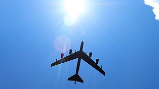 طائرة من طراز Boeing B-52 Stratofortress تابعة للقوات الجوية الأمريكية