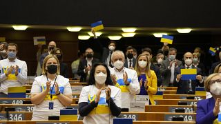 Le Parlement européen affiche son soutien à l'Ukraine