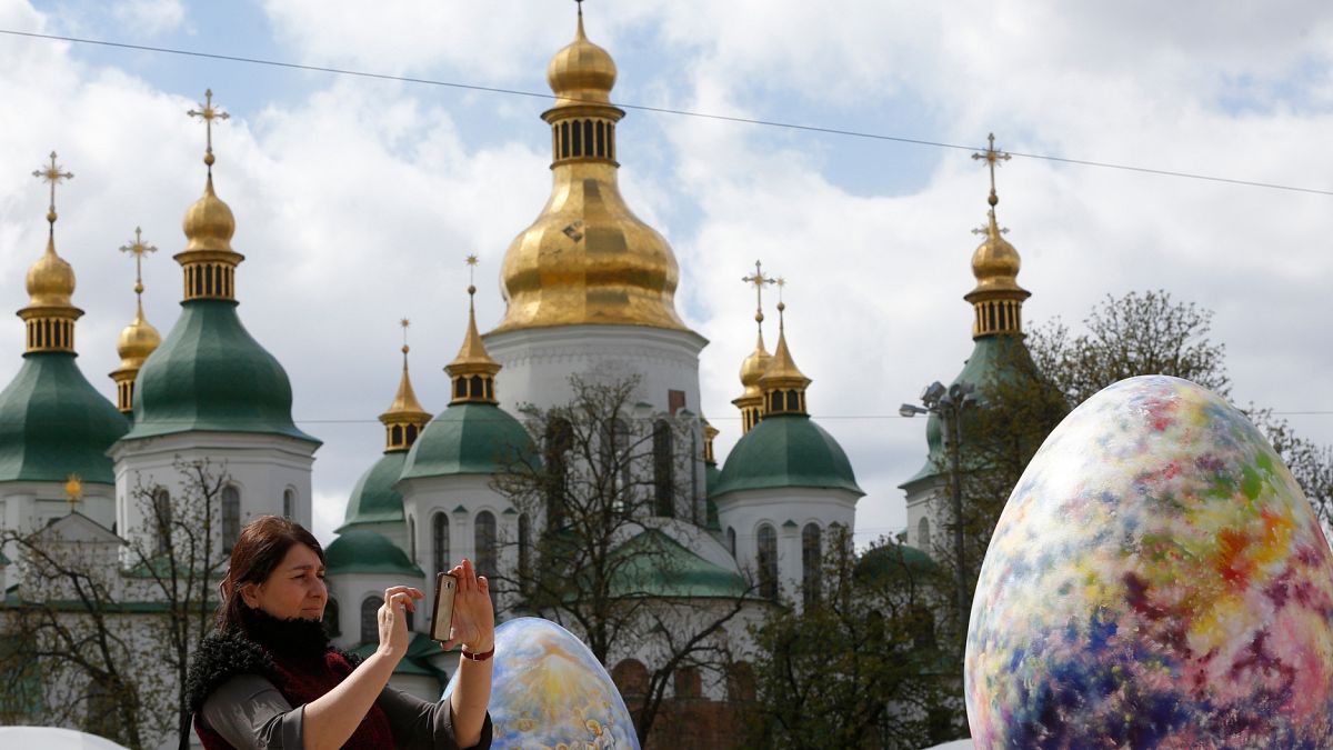 Ukrayna'nın başkenti Kiev'deki Azize Sofya Katedrali UNESCO Dünya Kültürel Miras Lİstesi'nde yer alıyor 