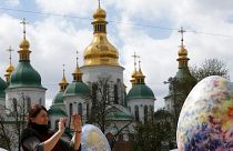 Ukrayna'nın başkenti Kiev'deki Azize Sofya Katedrali UNESCO Dünya Kültürel Miras Lİstesi'nde yer alıyor