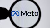 FILES- This file photo taken on October 28, 2021 shows the META logo on a laptop screen in Moscow