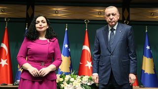 Kosova Cumhurbaşkanı Vjosa Osmani ve Cumhurbaşkanı Recep Tayyip Erdoğan Ankara'da biraraya geldi
