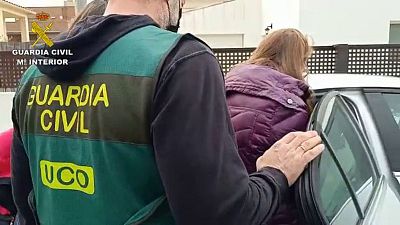 The suspect was found hiding in a small town in the province of Tarragona.