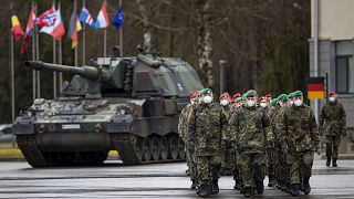 Bundeswehr-zászlóalj a litvániai Rukla NATO-támaszponton