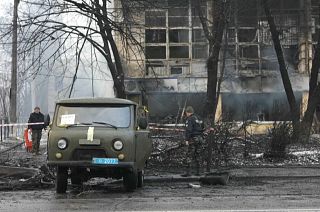 Bodies removed after Russian strike on Kyiv TV tower