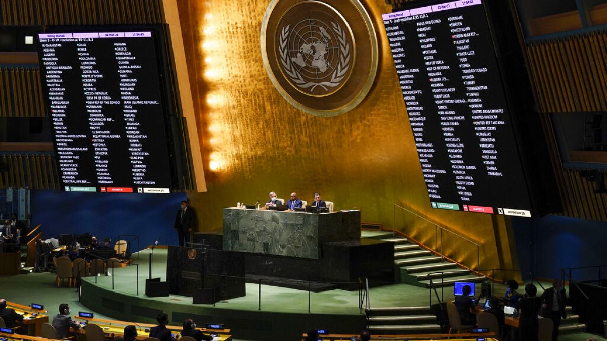 Assembleia Geral das Nações Unidas exige fim da ofensiva na Ucrânia