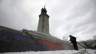 Several rallies in Bulgaria have protested against Russia's invasion of Ukraine