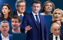 Les candidats à la présidentielle française