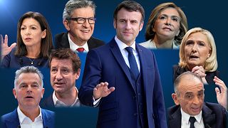 Les candidats à la présidentielle française