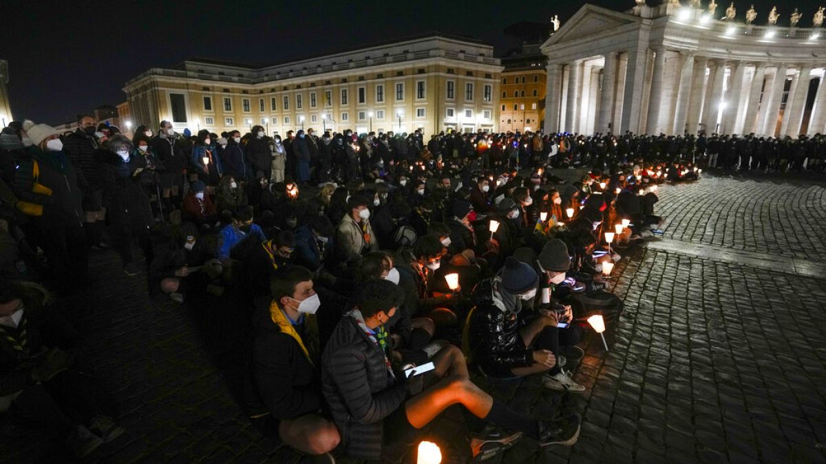 Centinaia di scout in preghiera per la pace nel mercoledì delle ceneri