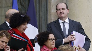 Le Premier ministre français, Jean Castex, à sa sortie du conseil des ministres à l'Elysée, le 3 mars 2022