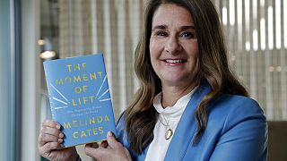 Melinda Gates mit ihrem Buch 2019