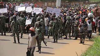 Police fire tear gas at protesters in Malawi
