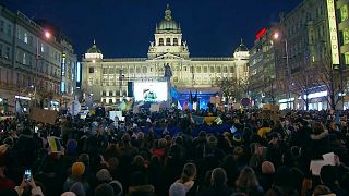 Protest in Prag