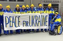 Jeux paralympiques : les athlètes ukrainiens manifestent pour la paix