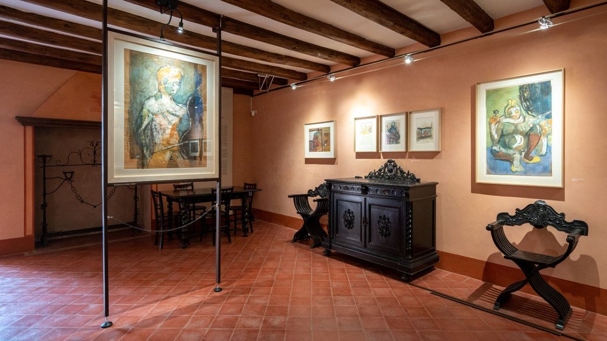 Casa Colussi - i dipinti di Pasolini 