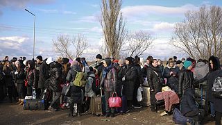 Πρόσφυγες από την Ουκρανία περνούν στη Μολδαβία