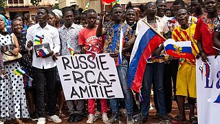 Des Centrafricains soutiennent l'invasion russe de l'Ukraine