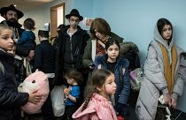أطفال أوكرانيون يهود وصلوا برلين من مأى أيتام في كييف