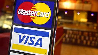 Les logos de Visa et Mastercard
