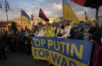 Nuevo fin de semana de manifestaciones en solidaridad con Ucrania y contra la guerra de Putin