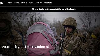 Η αρχική σελίδα του ανεξάρτητου ρωσικού site