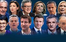 Los 12 candidatos a las elecciones presidenciales de Francia 2022