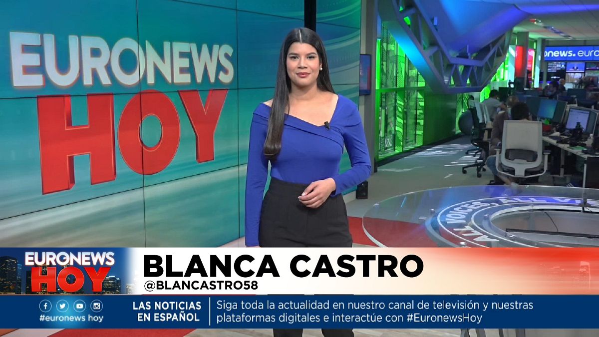 Blanca Castro presenta este lunes Euronews Hoy.