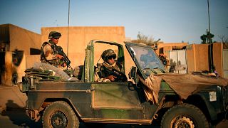 Barkhane Operasyonu kapsamında Mali'de görev yapan Fransız askerler