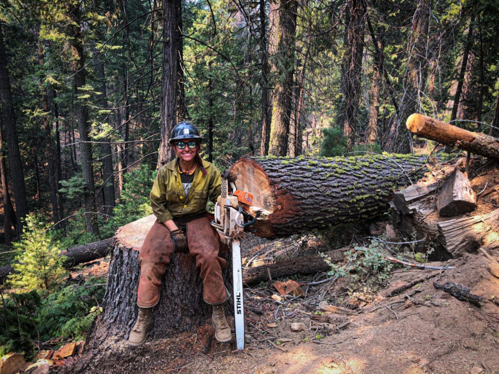 Women in the woods How lumberjills are axing stereotypes to carve out
