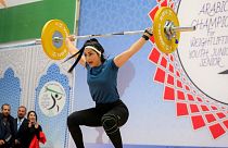 رقابت وزنه برداری قهرمانی کشورها عرب