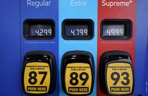 Цены на топливо на одной из АЗС в США