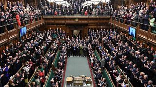 Британские парламентарии приветствовали Владимира Зеленского аплодисментами
