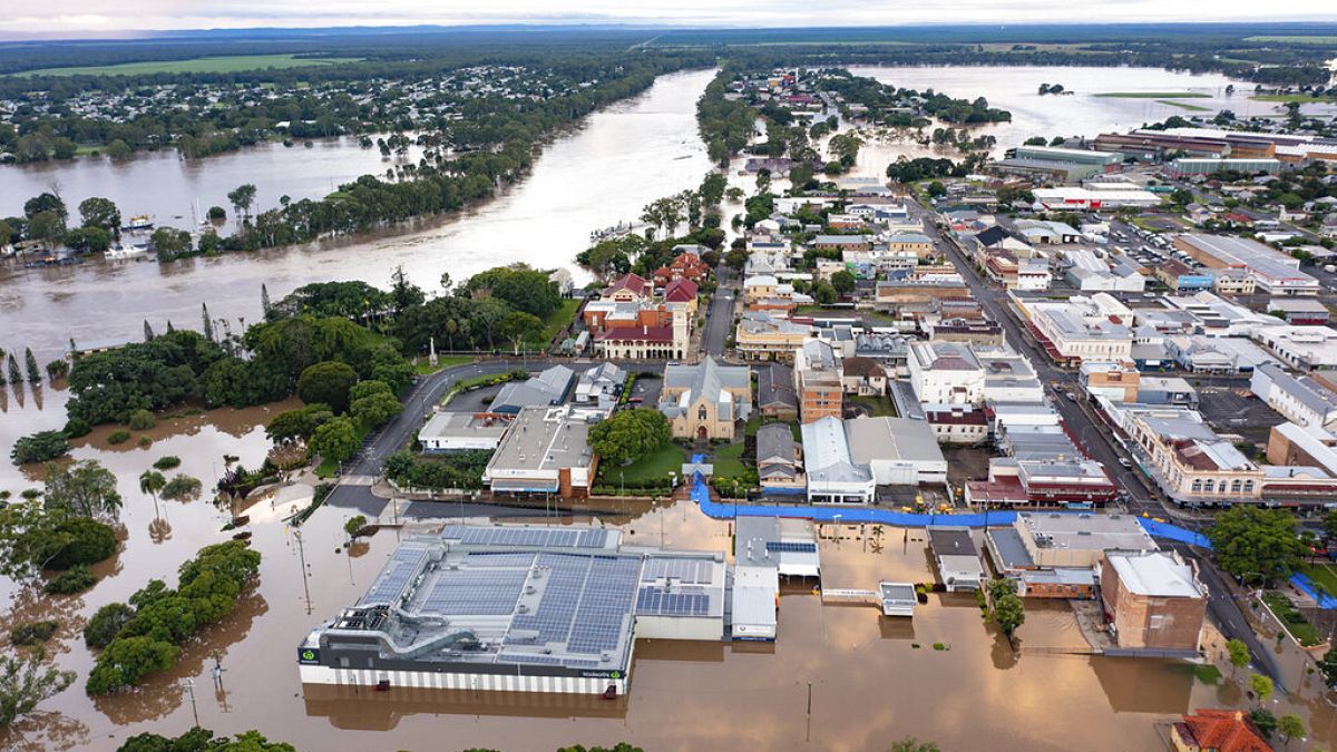 Heavy rain is bringing record flooding to some east coast areas while the flooding in Brisbane.