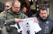 Bakun, Salvini és a putyinos póló a sajtótájékoztatón