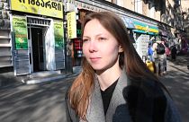 Imagen de Violetta, exiliada rusa en Tiflis, capital de Georgia
