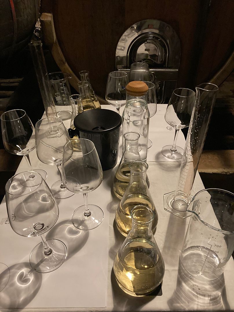 The blending table 