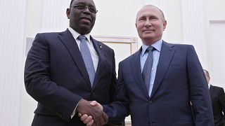 Senegal's President Macky Sall holds negotiation talks with  Putin
