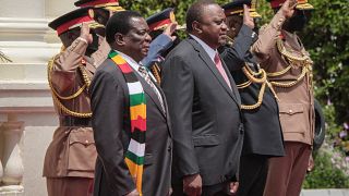 Kenyan president Uhuru Kenyatta calls for the lifting of sanctions on Zimbabwe